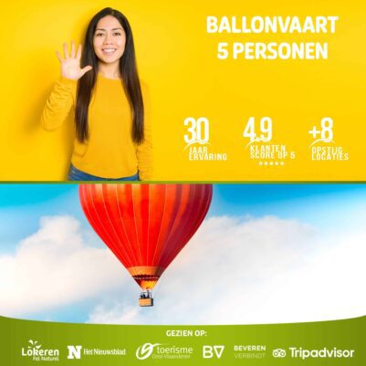 Ballonvaart 5 personen