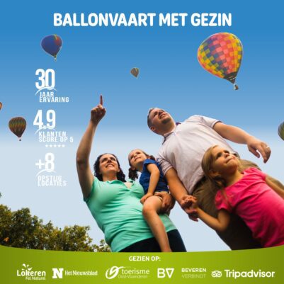 Ballonvaart met gezin