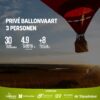 Privé ballonvaart 3 personen Limburg